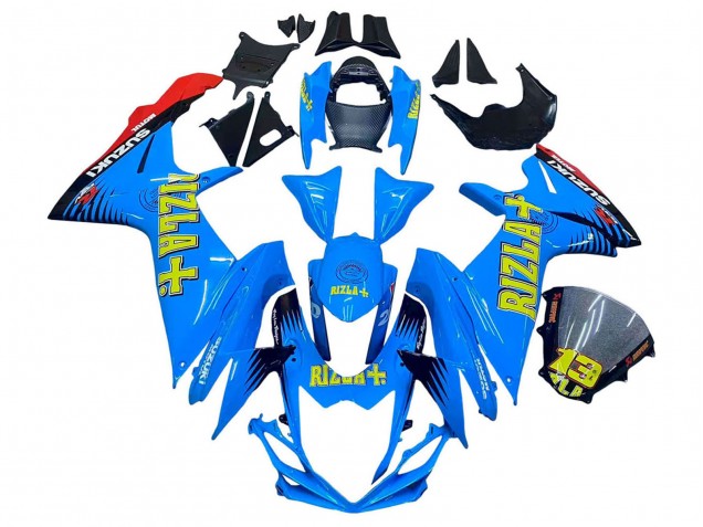 2011-2024 Blue Gold Red Black Rizla Suzuki GSXR 600 / GSXR 750 Motorcycle Fairings Australia
