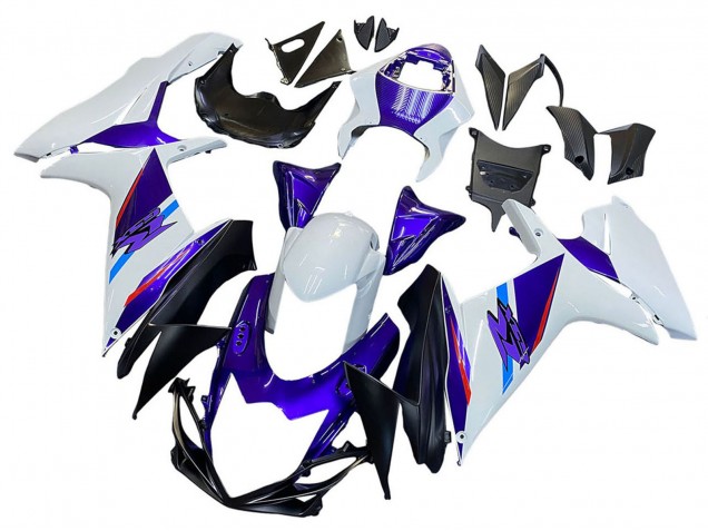2011-2024 Blue Purple White Suzuki GSXR 600 / GSXR 750 Motorcycle Fairings Australia