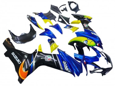 2011-2024 Blue Yellow Suzuki GSXR 600 / GSXR 750 Motorcycle Fairings Australia