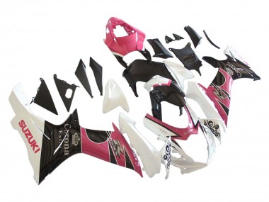 2011-2024 White Pink Black Corona Suzuki GSXR 600 / GSXR 750 Motorcycle Fairings Australia