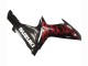 2011-2024 Glossy Black Red Flame Suzuki GSXR 600 / GSXR 750 Motorcycle Fairings Australia