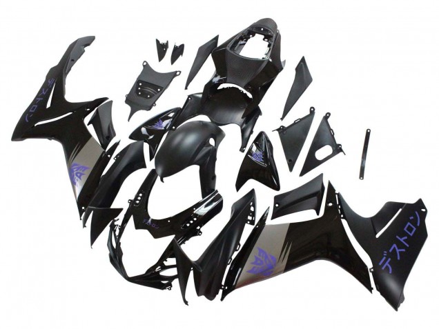 2011-2024 Matte Black Grey Purple Suzuki GSXR 600 / GSXR 750 Motorcycle Fairings Australia