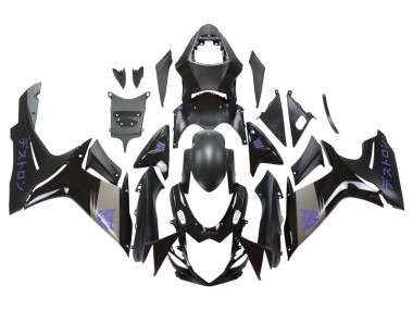 2011-2024 Matte Black Grey Purple Suzuki GSXR 600 / GSXR 750 Motorcycle Fairings Australia