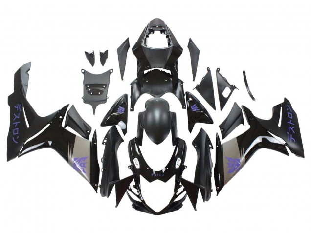 2011-2024 Matte Black Grey Purple Suzuki GSXR 600 / GSXR 750 Motorcycle Fairings Australia