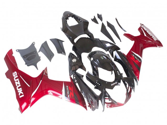 2011-2024 Red Glossy Black Suzuki GSXR 600 / GSXR 750 Bike Fairings Australia