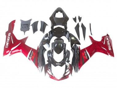 2011-2024 Red Glossy Black Suzuki GSXR 600 / GSXR 750 Bike Fairings Australia