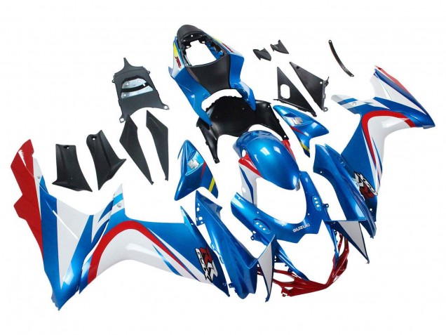 2011-2024 Blue White Red Suzuki GSXR 600 / GSXR 750 Motorcycle Fairings Australia