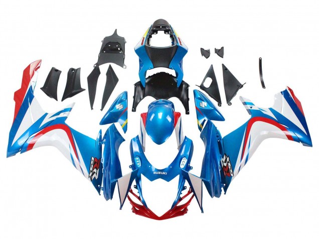 2011-2024 Blue White Red Suzuki GSXR 600 / GSXR 750 Motorcycle Fairings Australia