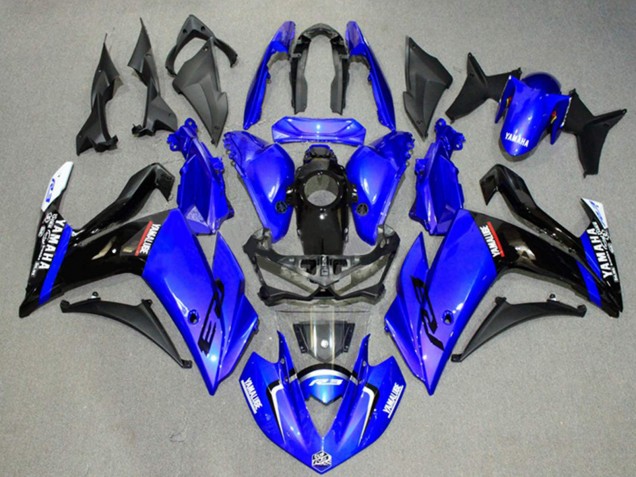 2015-2018 Blue Glossy Black Yamaha YZF R3/R25 Motorcycle Fairings Australia