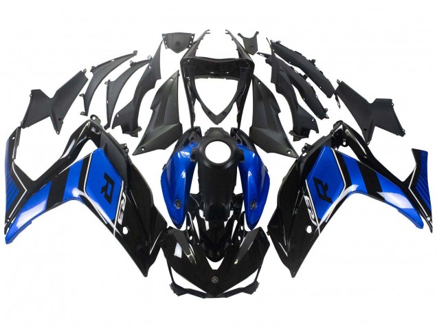 2015-2018 Blue Glossy Black Yamaha YZF R3/R25 Motorcycle Fairing Australia
