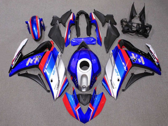 2015-2018 Blue Silver Red Black Castrol Yamaha YZF R3/R25 Motorcycle Fairings Australia