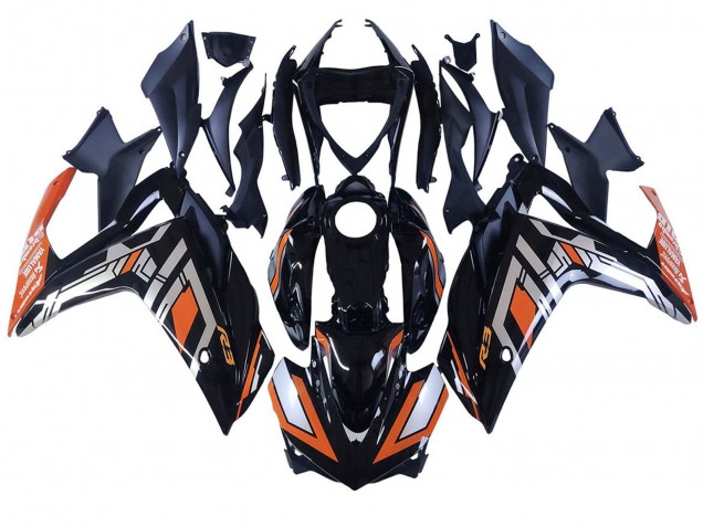 2015-2018 Blue Orange Silver Yamalube Yamaha YZF R3/R25 Motorcycle Fairings Australia