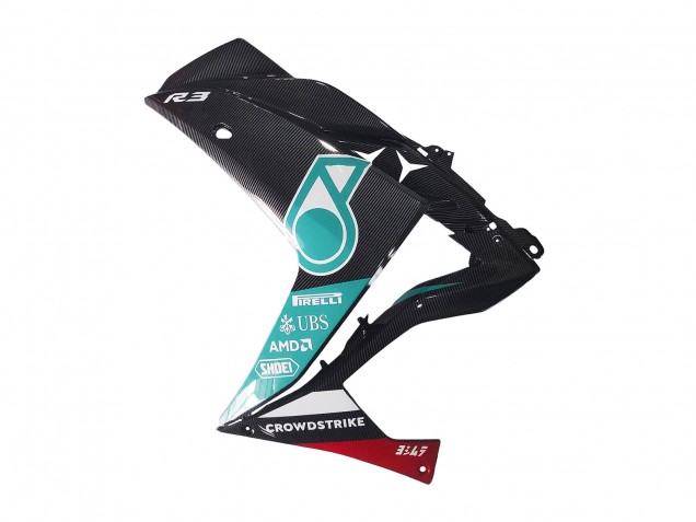 2015-2018 White Green Glossy Black Yamaha YZF R3/R25 Motorcycle Fairings Australia