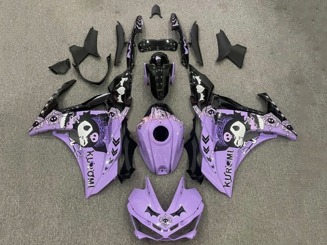 2015-2018 Purple White Black Yamaha YZF R3/R25 Motorcycle Fairings Australia