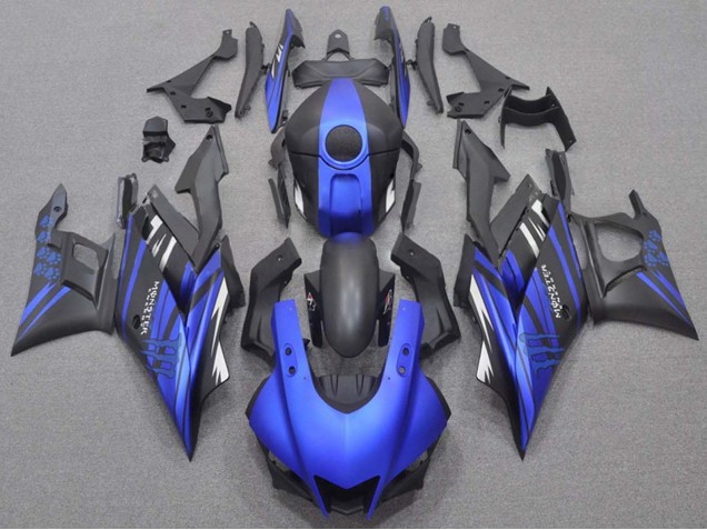 2019-2021 Blue Matte Black Monster Yamaha YZF R3/R25 Motorcycle Fairings Australia