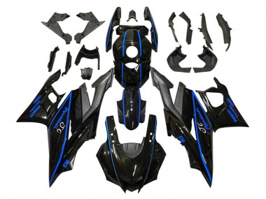2019-2021 Glossy Black Blue Matte Black Yamaha YZF R3/R25 Motorcycle Fairings Australia