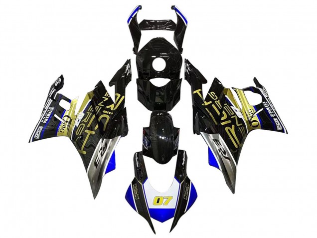2019-2021 White Blue Black Gold Trick Star 07 Yamaha YZF R3/R25 Motorcycle Fairings Australia