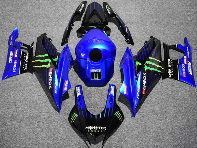 2019-2021 Blue Black Green ENEOS Yamalube Monster Yamaha YZF R3/R25 Motorcycle Fairings Australia