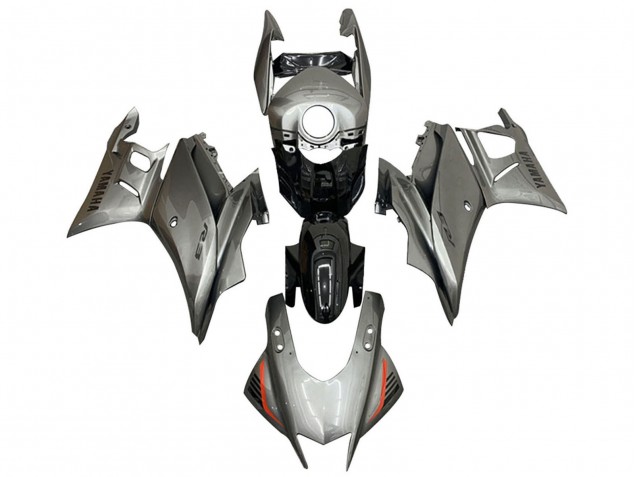 2019-2021 Silver Black Yamaha YZF R3/R25 Motorcycle Fairings Australia