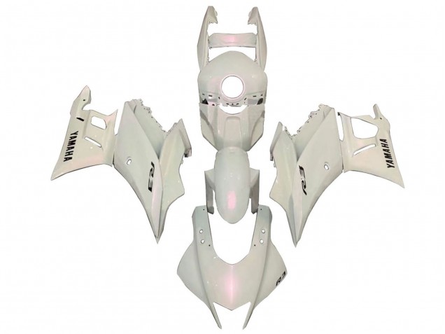 2019-2021 White Yamaha YZF R3/R25 Motorcycle Fairings Australia