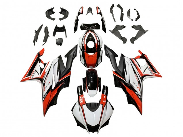 2019-2021 White Red Black Yamaha YZF R3/R25 Motorcycle Fairing Australia