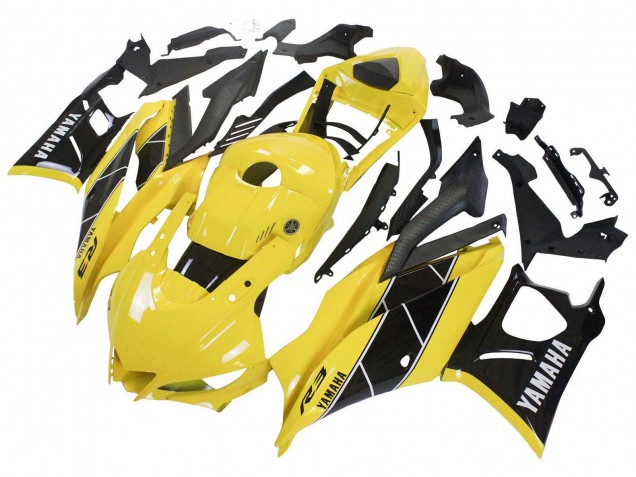 2019-2021 Yellow Black Yamaha YZF R3/R25 Motorcycle Fairings Australia