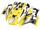 2019-2021 Yellow White Black Stripe Yamaha YZF R3/R25 Motorcycle Fairings Australia