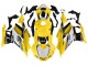2019-2021 Yellow White Black Stripe Yamaha YZF R3/R25 Motorcycle Fairings Australia
