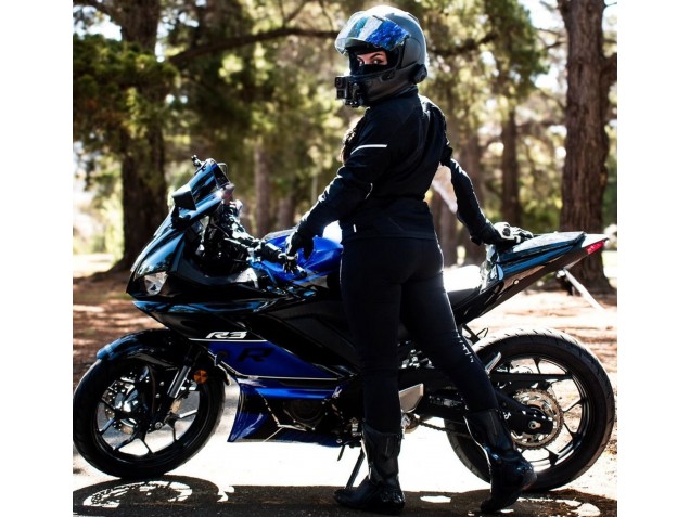 2022-2024 Blue Glossy Black Yamaha YZF R3/R25 Motorcycle Fairings Australia