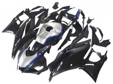 2022-2024 Black Carbon Fiber Style Silver Blue Yamaha YZF R3/R25 Motorcycle Fairings Australia