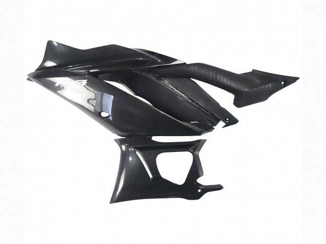 2022-2024 Black Carbon Fiber Style Silver Blue Yamaha YZF R3/R25 Motorcycle Fairings Australia