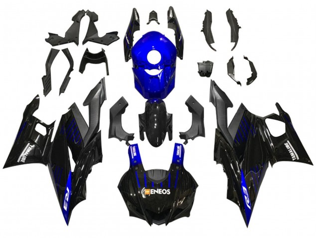 2022-2024 Blue Black ENEOS Yamalube Yamaha YZF R3/R25 Motorcycle Fairings Australia