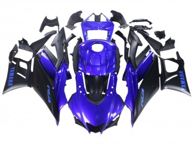 2022-2024 Blue Matte Black Yamaha YZF R3/R25 Motorcycle Fairing Australia