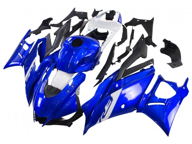 2022-2024 Blue White Matte Black Yamaha YZF R3/R25 Motorcycle Fairings Australia
