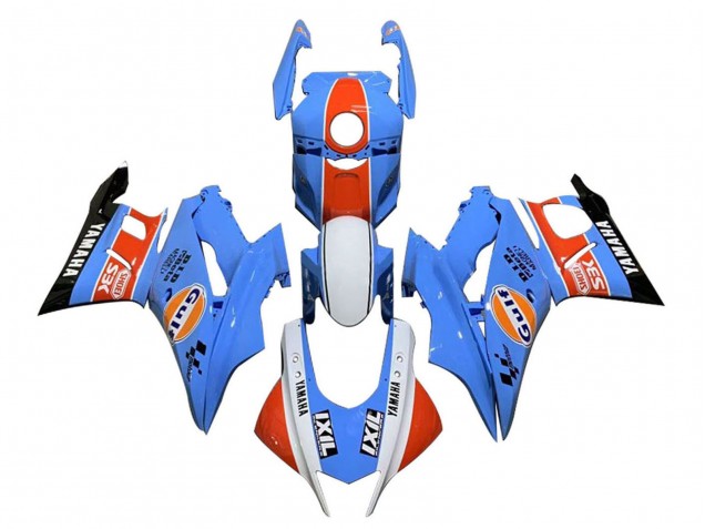 2022-2024 Blue Orange White Gulf Yamaha YZF R3/R25 Motorcycle Fairings Australia