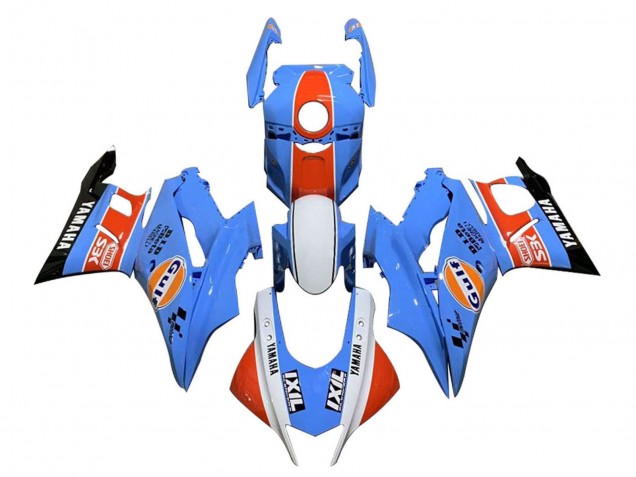 2022-2024 Blue Orange White Gulf Yamaha YZF R3/R25 Motorcycle Fairings Australia