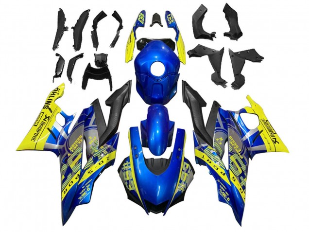 2022-2024 Yellow Blue Matte Black 93 Yamaha YZF R3/R25 Motorcycle Fairings Australia