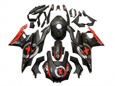 2022-2024 Black Carbon Fiber Style Red Silver Yamaha YZF R3/R25 Motorcycle Fairings Australia