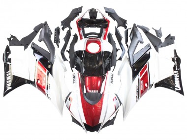 2022-2024 White Red Black Yamalube Yamaha YZF R3/R25 Motorcycle Fairings Australia