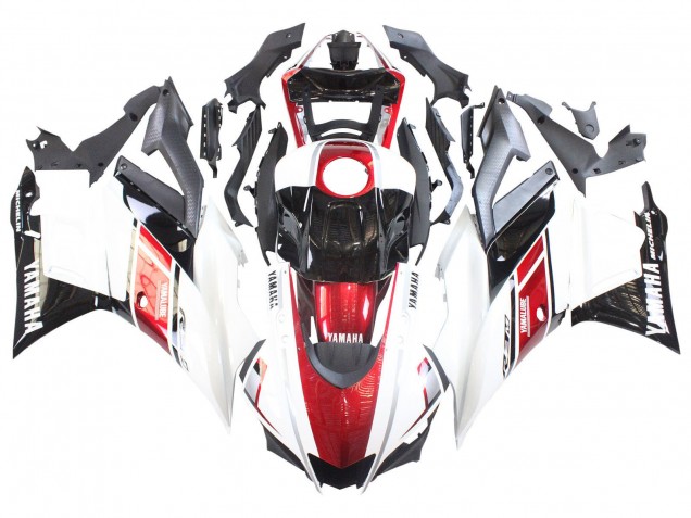 2022-2024 White Red Black Yamalube Yamaha YZF R3/R25 Motorcycle Fairings Australia