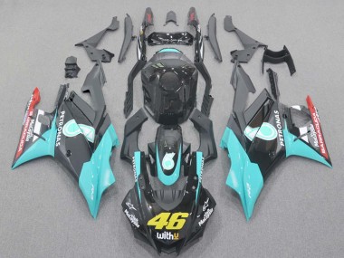 2022-2024 Light Blue Red Black Petronas 46 Yamaha YZF R3/R25 Motorcycle Fairings Australia
