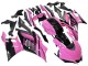 2022-2024 Pink Glossy Black Monster Yamaha YZF R3/R25 Motorcycle Fairings Australia