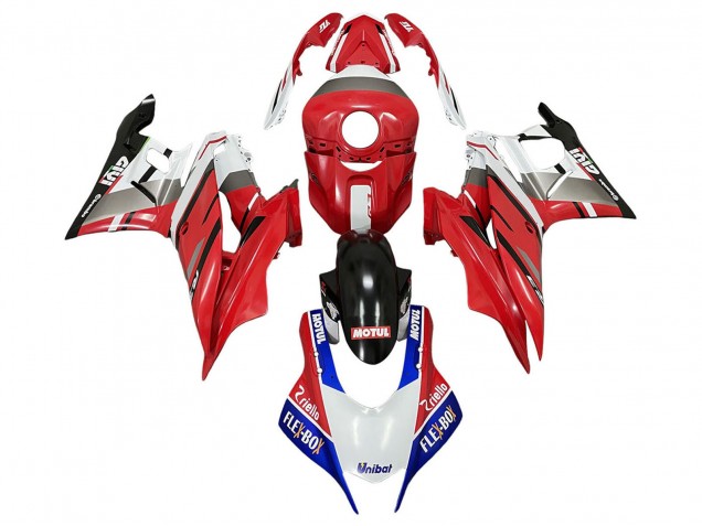 2022-2024 White Red Blue Black Motul Flex Box Givi Unubat Yamaha YZF R3/R25 Motorcycle Fairings Australia