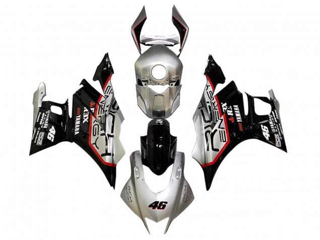 2022-2024 Silver Red Black 46 Yamaha YZF R3/R25 Motorcycle Fairings Australia