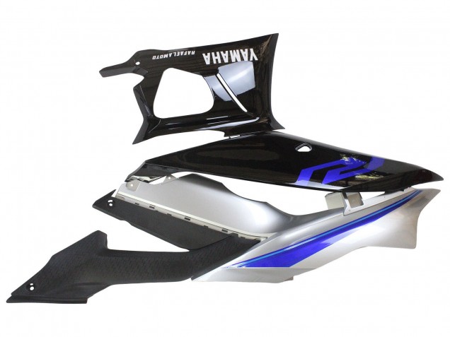 2022-2024 Silver Blue Glossy Black Yamaha YZF R3/R25 Motorcycle Fairings Australia