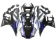 2022-2024 Silver Blue Glossy Black Yamaha YZF R3/R25 Motorcycle Fairings Australia