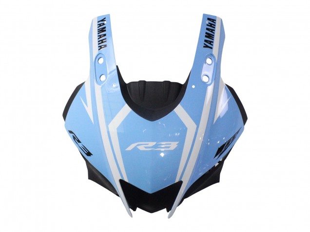 2022-2024 White Light Blue Yamaha YZF R3/R25 Motorcycle Fairings Australia