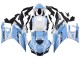 2022-2024 White Light Blue Yamaha YZF R3/R25 Motorcycle Fairings Australia