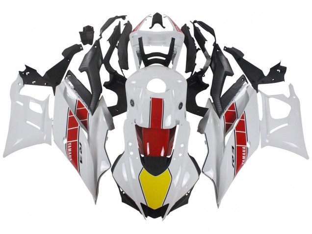 2022-2024 White Red Yellow Black Yamaha YZF R3/R25 Motorcycle Fairings Australia