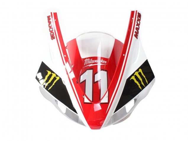 1998-1999 Red White Black Yellow Monster Milwaukee MAXXIS 11 Yamaha YZF 1000 R1 Motorcycle Fairings Australia